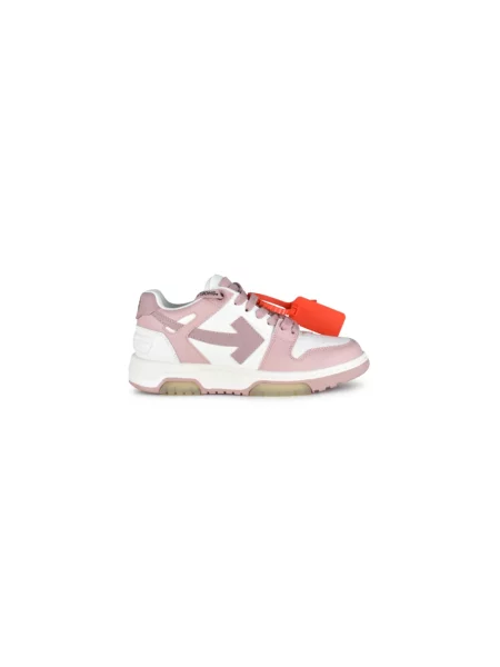 Sneakersy Off-white skórzane biznesowe białe