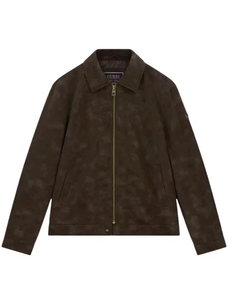 Geanta de piele Guess maro