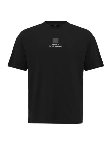 Antioch Póló sötétszürke / fekete fehér