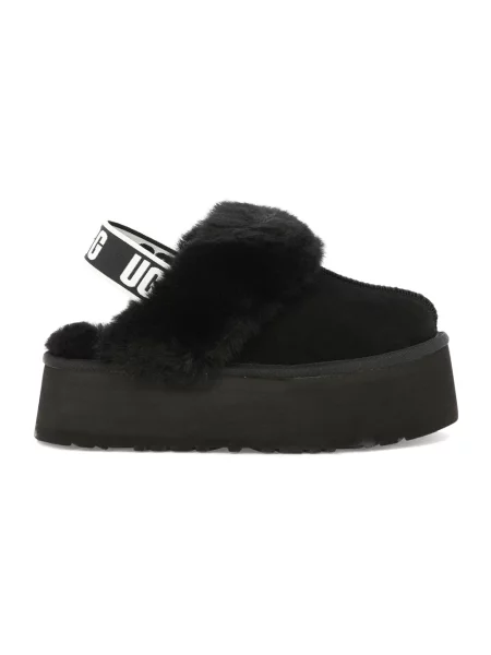 Kapcie Ugg skórzane czarne