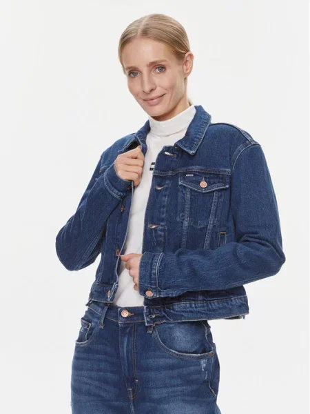 Traper jakna Tommy Jeans plava