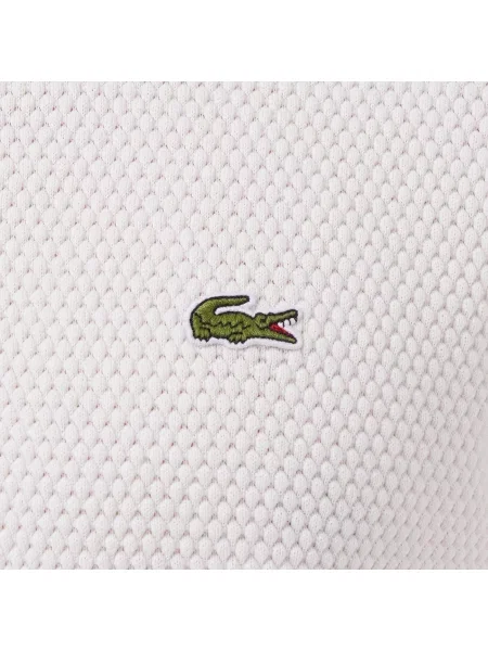Lacoste Sweter Z Kołnierzykiem Polo Classic Fit beżowy