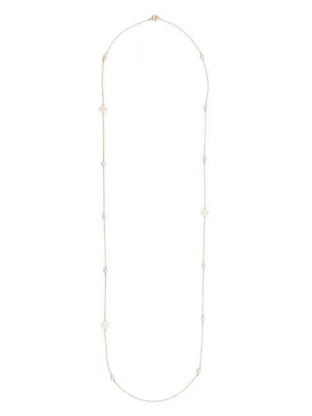 Colier Tory Burch cu perle auriu