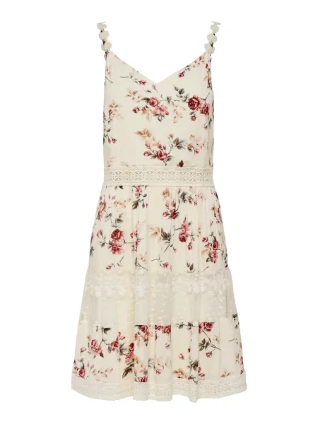 ONLY Rochie de vară Karmen Bej Regular Fit alb