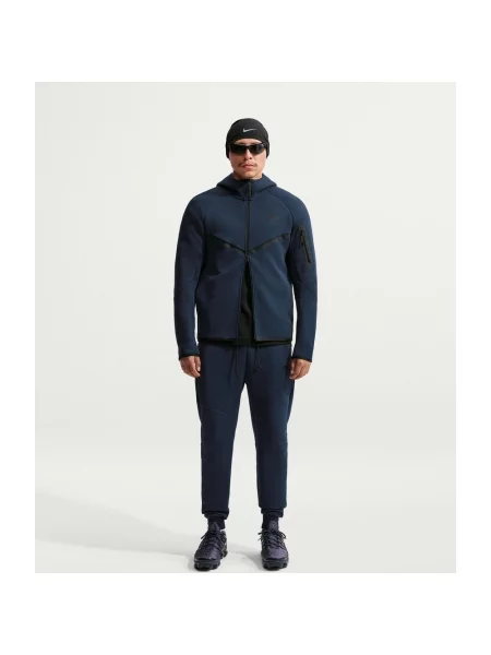 Długie spodnie Nike Tech Fleece granatowy S niebieskie