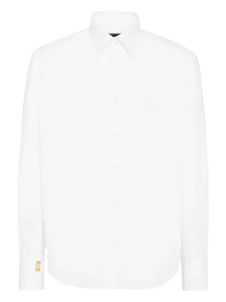 Риза Billionaire бродирана бяло