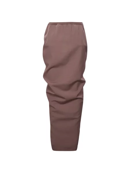 Fusta maxi Rick Owens drapată plic roșu