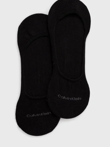 Чорапи Calvin Klein 2 чифта мъжки черно