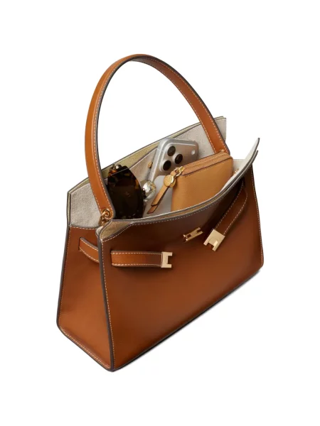 Torba Tory Burch brązowa