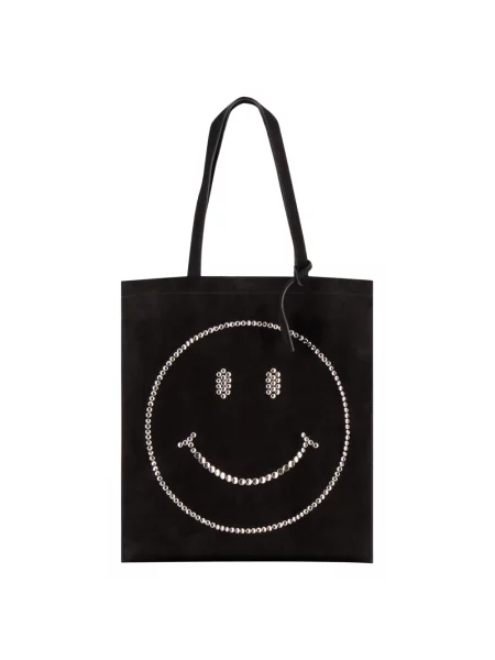 Torebka Moschino zamszowa czarna