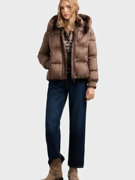 Джинсова куртка Pepe Jeans коричнева