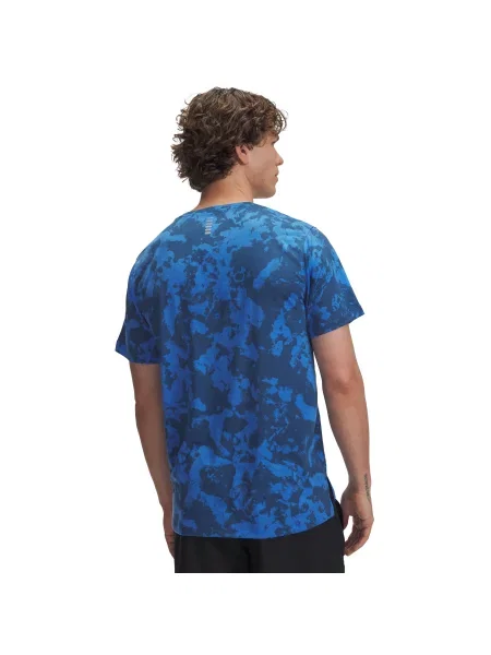 Koszulka Under Armour Launch Printed niebieska