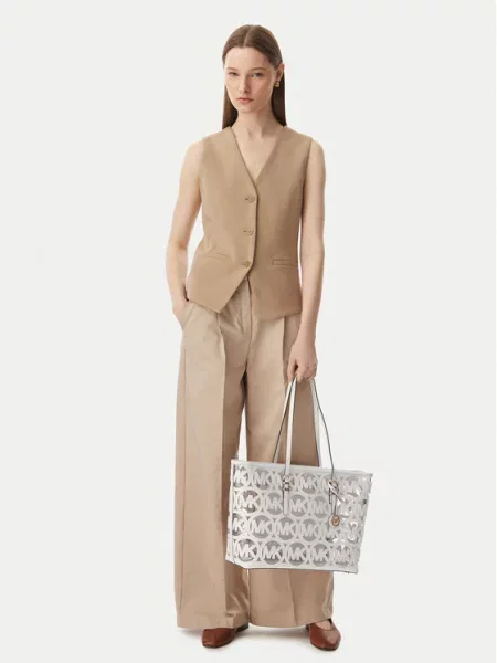 Rankinė MICHAEL Michael Kors Auksinė balta