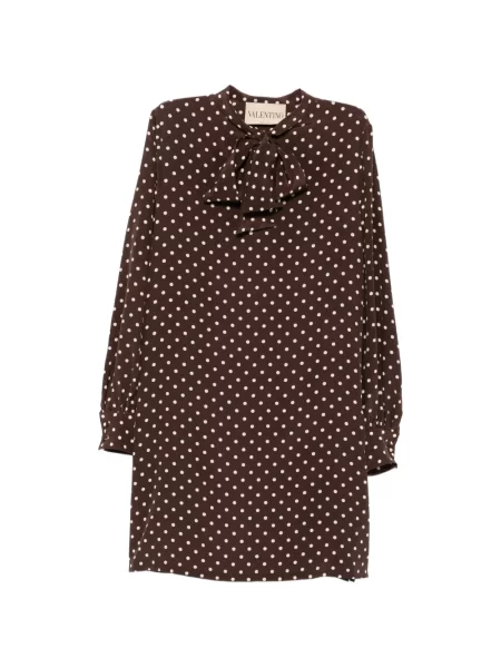 Rochie mini Valentino Garavani cu buline maro
