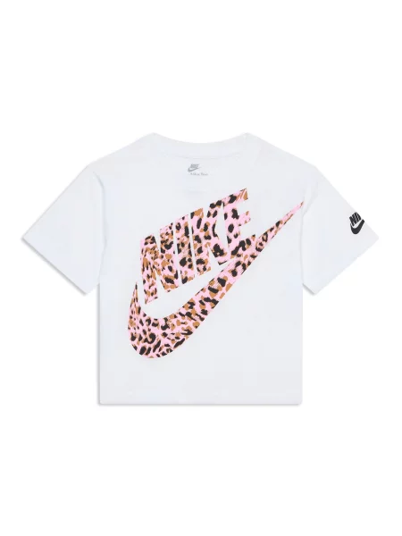 Nike Sportswear Tricou maro pueblo / roz / negru alb