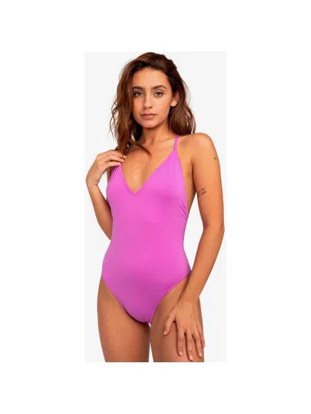 Kostium kąpielowy w kolorze fuksji Billabong Sol Searcher XS różowy