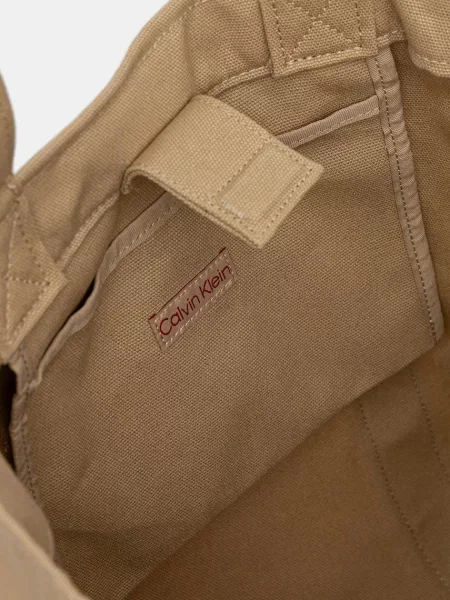 Calvin Klein Shopper táska khaki bézs