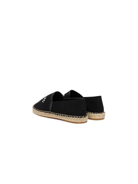 Espadrilės KARL LAGERFELD Kamini Juoda balta