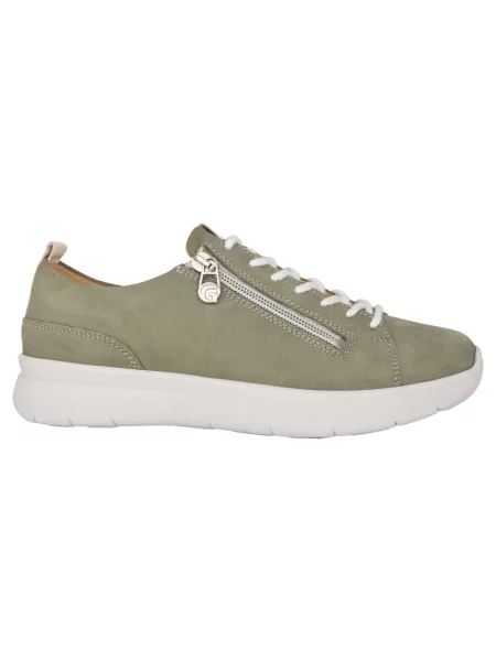 Sneakersy Ganter skórzane zielone