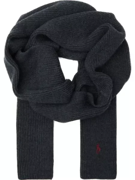 POLO RALPH LAUREN de lână șal gri