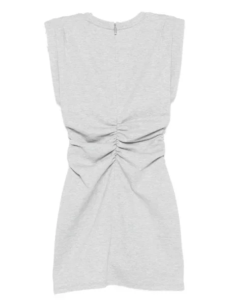 Rochie midi Michael Michael Kors din piele cu imagine până la genunchi gri