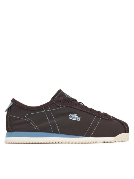 Sneakersy Lacoste brązowe