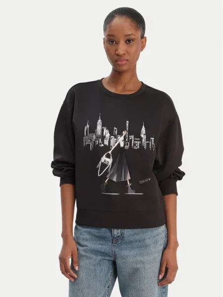 DKNY Bluză negru