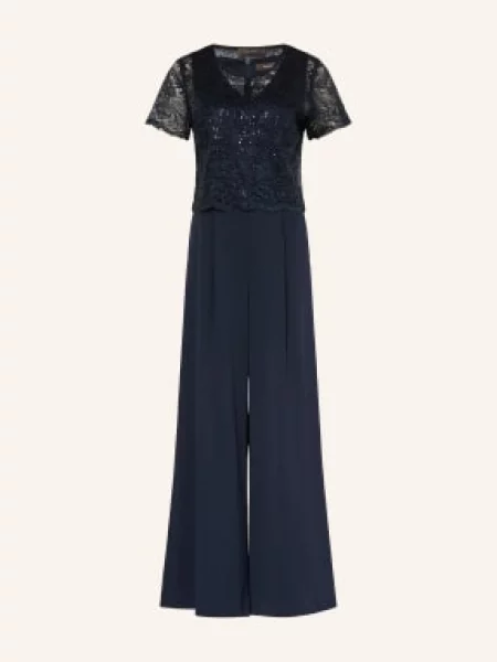 Vera Mont Sada: Kombinéza A Krajková Bunda S Flitry tmavě modrá