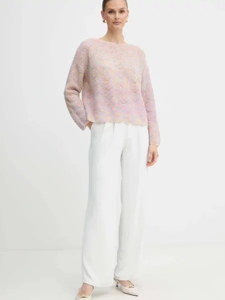Светр із додаванням вовни Marella Emme by Marella рожевий