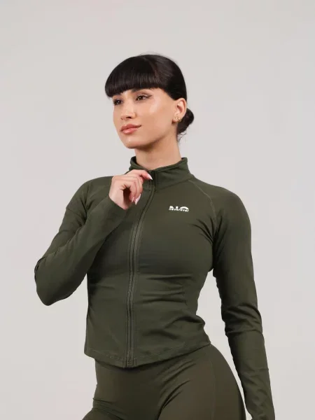 Neverover Geacă sport Hue Jacket' verde