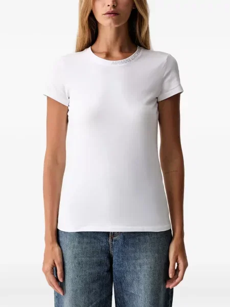 Stras tricou Armani Exchange alb