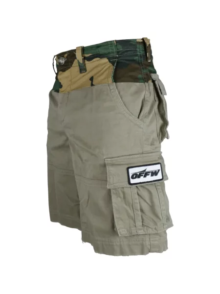 Pantaloni scurți cargo Off-white alb