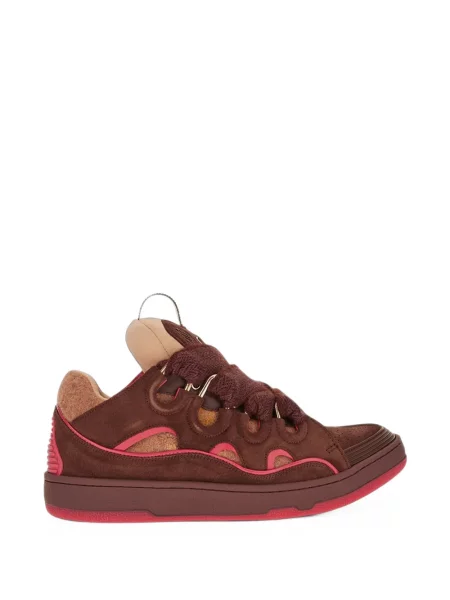 Sneakerși Lanvin din fetru roz