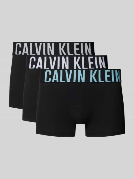 Bokserki Calvin Klein z autografem czarne