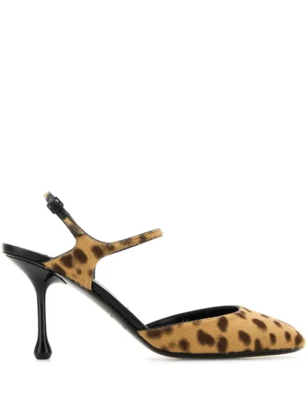 Pantofi cu toc Jimmy Choo maro