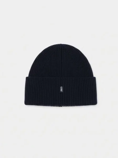 GOBI Cashmere Căciulă Ribbed Chunky Beanie bleumarin