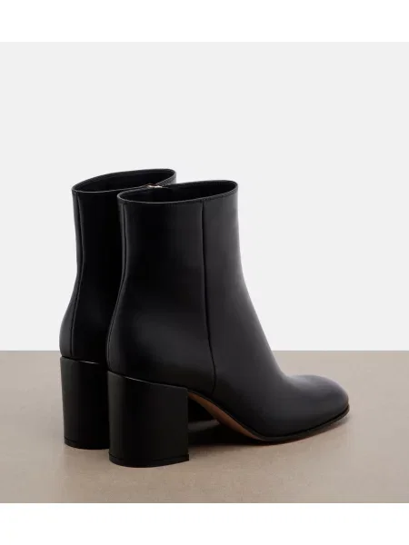 Cizme scurte Gianvito Rossi din piele negru