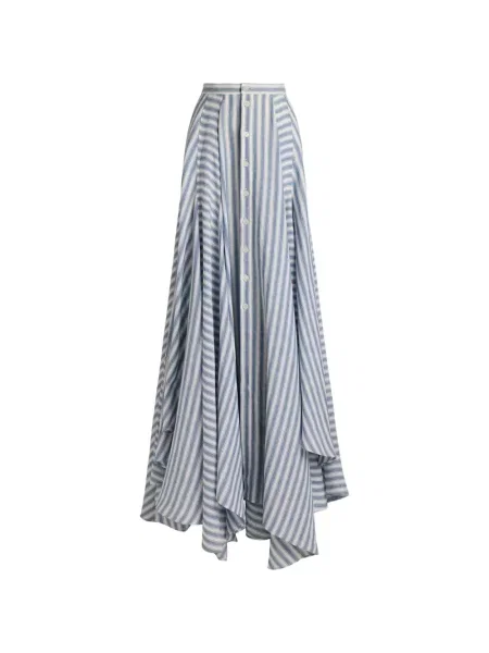 Fusta maxi Ralph Lauren Collection alb