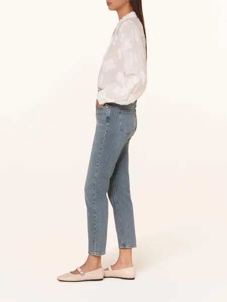 Only Jeansy Skinny grau szare