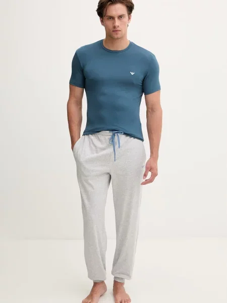 Koszulka Emporio Armani granatowa