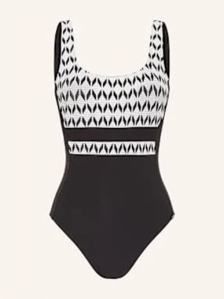 Lidea Strój Kąpielowy Graphic Ride schwarz biały