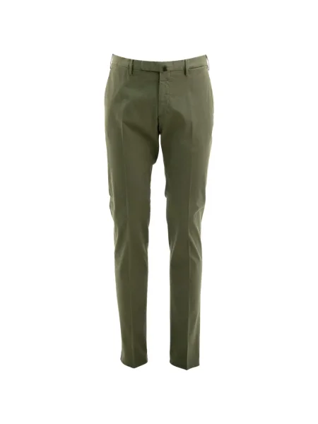 Pantaloni Incotex conici verde