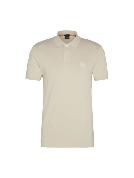 Koszulka polo Hugo Boss beżowa