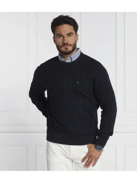 Pulover Tommy Hilfiger albastru