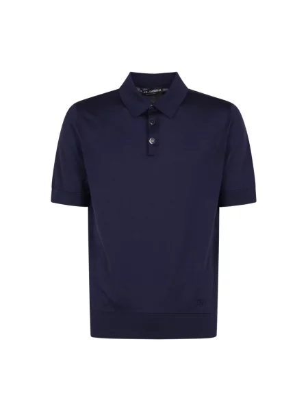 Koszulka polo Dolce And Gabbana niebieska
