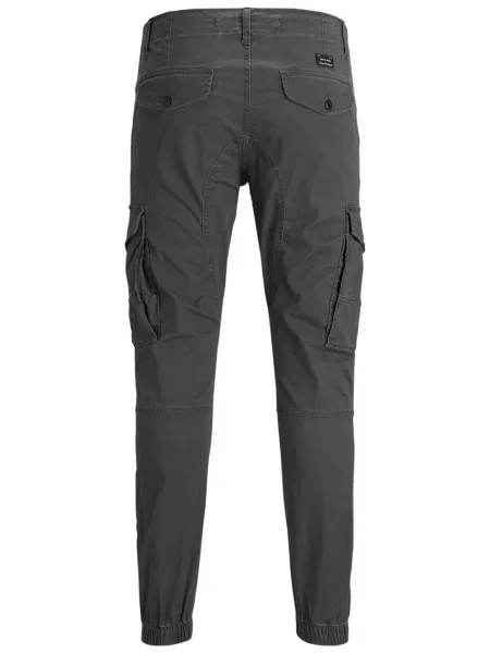 JACK & JONES Kapsáče Paul Flake tmavosivá / čierna biela