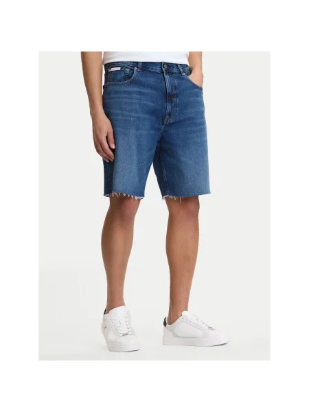 Krátky džínsové šortky Calvin Klein Jeans modrá