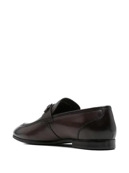 Pantofi loafer Alberto Gozzi din piele maro