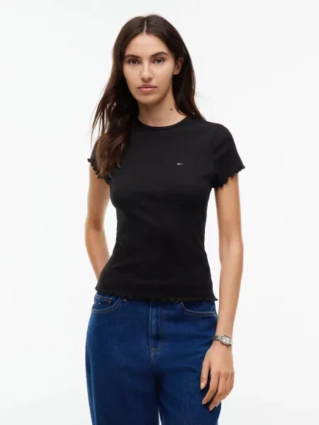 Tommy Jeans Tricou negru