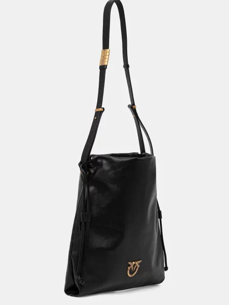 Шкіряна сумочка Pinko чорний